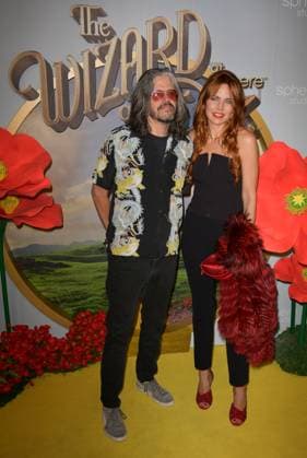 LAS VEGAS, NV - AUGUST 28: Adam Jones and Korin Faught at the world premiere of The Wizard of Oz at Sphere in Las Vegas, Nevada on August 28, 2025. Copyright: xDeexCeexCarterx