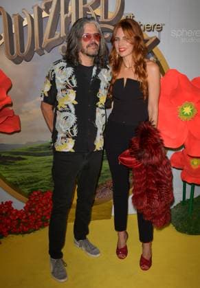 LAS VEGAS, NV - AUGUST 28: Adam Jones and Korin Faught at the world premiere of The Wizard of Oz at Sphere in Las Vegas, Nevada on August 28, 2025. Copyright: xDeexCeexCarterx