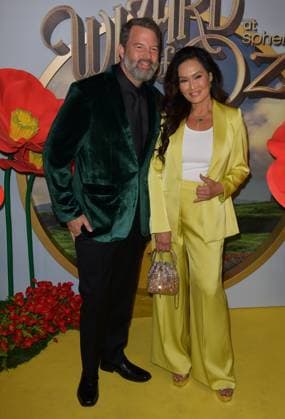LAS VEGAS, NV - AUGUST 28: Paul Debevec and Tia Carrere at the world premiere of The Wizard of Oz at Sphere in Las Vegas, Nevada on August 28, 2025. Copyright: xDeexCeexCarterx