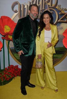 LAS VEGAS, NV - AUGUST 28: Paul Debevec and Tia Carrere at the world premiere of The Wizard of Oz at Sphere in Las Vegas, Nevada on August 28, 2025. Copyright: xDeexCeexCarterx