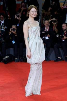 Emma Stone at the premiere of the feature film Bugonia at the Biennale di Venezia 2025 82 Venice International Film Festival at the Palazzo del Cinema Venice, 28 08 2025 Foto:xA.xM.xTinghinox xFuturexImagex bugonia_5734