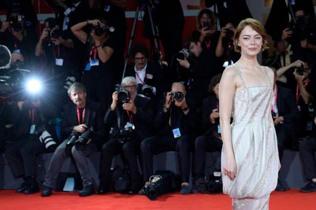 Emma Stone at the premiere of the feature film Bugonia at the Biennale di Venezia 2025 82 Venice International Film Festival at the Palazzo del Cinema Venice, 28 08 2025 Foto:xA.xM.xTinghinox xFuturexImagex bugonia_5738