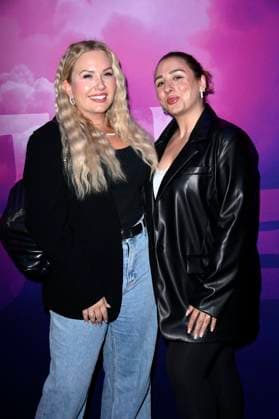 Marlisa Rudizo aka Mrs Marlisa and Mia Minea at the premiere of the reality show The Power at Alice Rooftop Garden Berlin, 28 08 2025 Foto:xN.xKubelkax xFuturexImagex power_5802