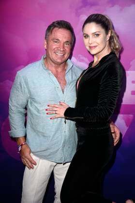 Peter Klein and Yvonne Woelke at the premiere of the reality show The Power at Alice Rooftop Garden Berlin, 28 08 2025 Foto:xN.xKubelkax xFuturexImagex power_5806