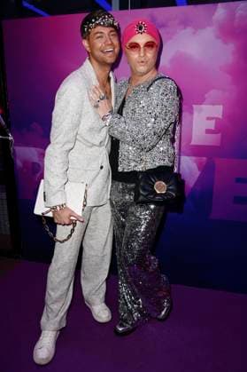 Marcell Damaschke and Julian F M Stoeckel at the premiere of the reality show The Power at Alice Rooftop Garden Berlin, 28 08 2025 Foto:xN.xKubelkax xFuturexImagex power_5808