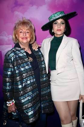 Stefanie Simon and Pauline Stolze at the premiere of the reality show The Power at Alice Rooftop Garden Berlin, 28 08 2025 Foto:xN.xKubelkax xFuturexImagex power_5813