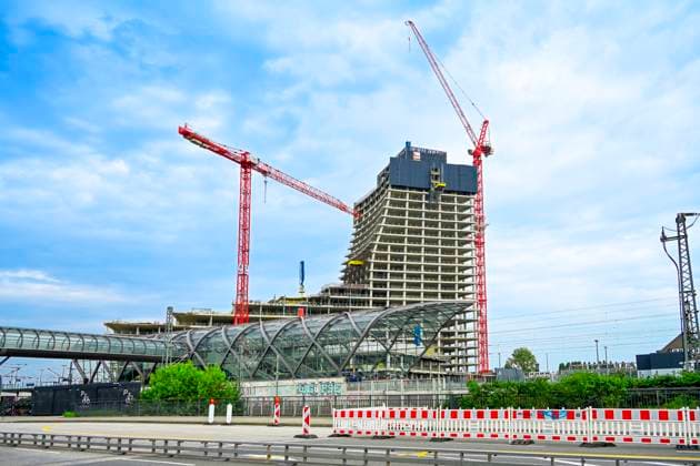 Construction site at the Elbtower in the Hafencity of Hamburg, Germany ** NUR FUER REDAKTIONELLE ZWECKE ** EDITORIAL USE ONLY **