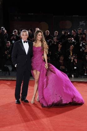 August 28, 2025, Venice, Italy: VENICE, ITALY - AUGUST 28: Amal Clooney and George Clooney attend the Jay Kelly red carpet during the 82nd Venice International Film Festival on August 28, 2025 in Venice, Italy. Venice Italy  - ZUMAi110 20250828_zna_i110_063 Copyright: xMarkxCapex