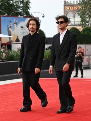 Venice, 82nd Venice International Film Festival 2025 - evening 3 - red carpet of the film A Pied D Oeuvre In the photo Ludovic Boukherma, Zoran Boukherma  Copyright: xAlbertoxTerenghix xipa-agency.netx xPoolxPhotoxEventsx06x IPA_Agency_IPA63580844