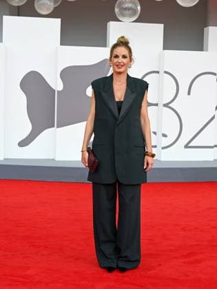 Venice, 82nd Venice International Film Festival 2025 - Evening 3 - Red Carpet for the film A Pied D Oeuvre - Pictured: Agathe Riedinger  Copyright: xManuelexMangiarottix xipa-agency.netx xPoolxPhotoxEventsx06x IPA_Agency_IPA63581578