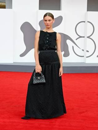 Venice, 82nd Venice International Film Festival 2025 - Evening 3 - Red Carpet for the film A Pied D Oeuvre - Pictured: Lou Lampros  Copyright: xManuelexMangiarottix xipa-agency.netx xPoolxPhotoxEventsx06x IPA_Agency_IPA63581598