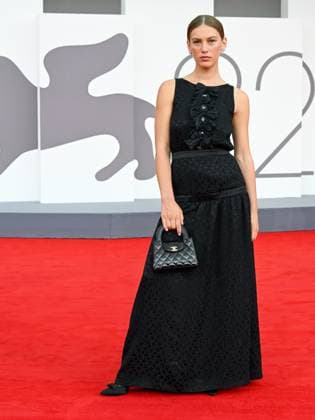 Venice, ITALY: Venice, 82nd Venice International Film Festival 2025 - Evening 3 - Red Carpet for the film A Pied D Oeuvre - Pictured: Lou Lampros Venice ITALY  - ZUMAp169 20250829_zea_p169_671 Copyright: xManuelexMangiarottix