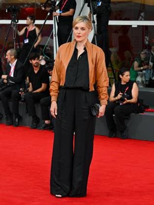 Venice, ITALY: Venice, 82nd Venice International Film Festival 2025 - Evening 3 - Red Carpet for the film A Pied D Oeuvre - Pictured: ValÃ rie Donzelli Venice ITALY  - ZUMAp169 20250829_zea_p169_684 Copyright: xManuelexMangiarottix