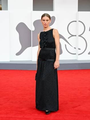 Venice, ITALY: Venice, 82nd Venice International Film Festival 2025 - Evening 3 - Red Carpet for the film A Pied D Oeuvre - Pictured: Lou Lampros Venice ITALY  - ZUMAp169 20250829_zea_p169_699 Copyright: xManuelexMangiarottix