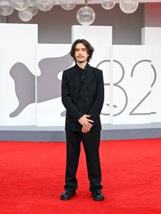 Venice, ITALY: Venice, 82nd Venice International Film Festival 2025 - Evening 3 - Red Carpet for the film A Pied D Oeuvre - Pictured: Ludovic Boukherma Venice ITALY  - ZUMAp169 20250829_zea_p169_701 Copyright: xManuelexMangiarottix