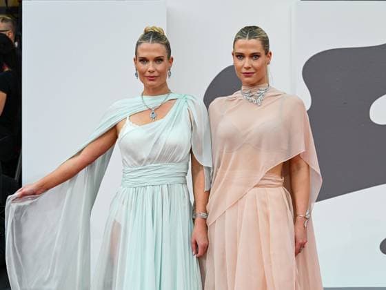 Venice, 82nd Venice International Film Festival 2025 - evening 3 - red carpet of the film After The Hunt - Pictured: Lady Amelia and Eliza Spencer  Copyright: xManuelexMangiarottix xipa-agency.netx xPoolxPhotoxEventsx06x IPA_Agency_IPA63582691