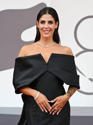 Venice, 82nd Venice International Film Festival 2025 - Evening 3 - Red Carpet for the film After The Hunt - Pictured: Martina Luchena  Copyright: xManuelexMangiarottix xipa-agency.netx xPoolxPhotoxEventsx06x IPA_Agency_IPA63582848