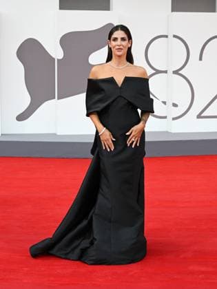 Venice, 82nd Venice International Film Festival 2025 - Evening 3 - Red Carpet for the film After The Hunt - Pictured: Martina Luchena  Copyright: xManuelexMangiarottix xipa-agency.netx xPoolxPhotoxEventsx06x IPA_Agency_IPA63582880