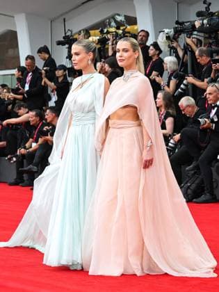 Venice, Italy: Venice, 82nd Venice International Film Festival 2025 - Evening 3 - The red carpet for the film After The Hunt. Pictured are Lady Amelia and Eliza Spencer. Venice Italy  - ZUMAp169 20250829_zea_p169_834 Copyright: xLadyxAmeliaxedxElizaxSpencerx