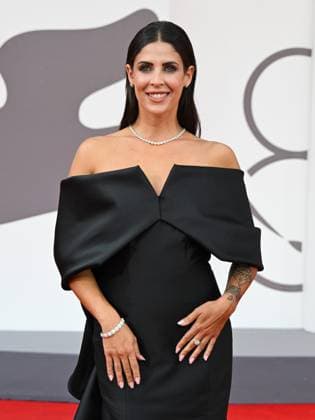 Venice, ITALY: Venice, 82nd Venice International Film Festival 2025 - Evening 3 - Red Carpet for the film After The Hunt - Pictured: Martina Luchena Venice ITALY  - ZUMAp169 20250829_zea_p169_853 Copyright: xManuelexMangiarottix