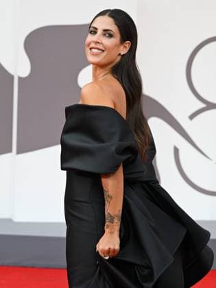 Venice, ITALY: Venice, 82nd Venice International Film Festival 2025 - Evening 3 - Red Carpet for the film After The Hunt - Pictured: Martina Luchena Venice ITALY  - ZUMAp169 20250829_zea_p169_855 Copyright: xManuelexMangiarottix