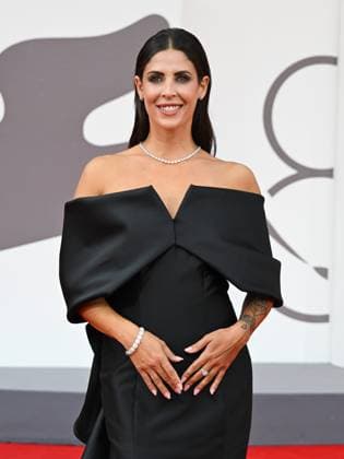 Venice, ITALY: Venice, 82nd Venice International Film Festival 2025 - Evening 3 - Red Carpet for the film After The Hunt - Pictured: Martina Luchena Venice ITALY  - ZUMAp169 20250829_zea_p169_861 Copyright: xManuelexMangiarottix