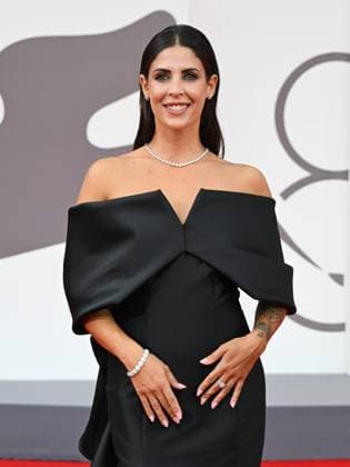 Venice, ITALY: Venice, 82nd Venice International Film Festival 2025 - Evening 3 - Red Carpet for the film After The Hunt - Pictured: Martina Luchena Venice ITALY  - ZUMAp169 20250829_zea_p169_864 Copyright: xManuelexMangiarottix