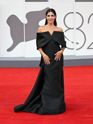 Venice, ITALY: Venice, 82nd Venice International Film Festival 2025 - Evening 3 - Red Carpet for the film After The Hunt - Pictured: Martina Luchena Venice ITALY  - ZUMAp169 20250829_zea_p169_869 Copyright: xManuelexMangiarottix