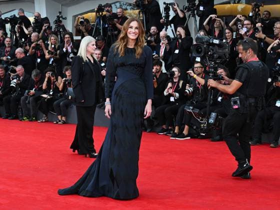 Venice, 82nd Venice International Film Festival 2025 - Evening 3 - Red Carpet for the film After The Hunt - Pictured: Julia Roberts  Copyright: xManuelexMangiarottix xipa-agency.netx xPoolxPhotoxEventsx06x IPA_Agency_IPA63583445