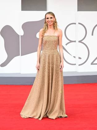 Venice, Italy: Venice, 82nd Venice International Film Festival 2025 - Evening 3 - The red carpet for After The Hunt. Pictured: Emanuela Fanelli Venice Italy  - ZUMAp169 20250829_zea_p169_952 Copyright: xManuelexMangiarottix