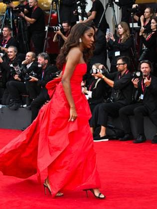 Venice, 82nd Venice International Film Festival 2025 - Evening 3 - The red carpet for the film After The Hunt. Pictured: Ayo Edebiri  Copyright: xManuelexMangiarottix xipa-agency.netx xPoolxPhotoxEventsx06x IPA_Agency_IPA63583973