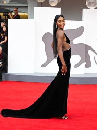 Venice, Italy: Venice, 82nd Venice International Film Festival 2025 - Evening 3 - The red carpet for the film After The Hunt. Pictured: Afiya Bennett Venice Italy  - ZUMAp169 20250829_zea_p169_976 Copyright: xManuelexMangiarottix
