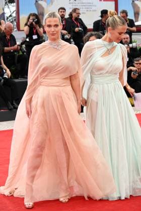 Venice, 82nd Venice International Film Festival 2025 - evening 3 - red carpet of the film After the Hunt Pictured: Lady Amelia Spencer Lady, Lady Eliza Spencer  Copyright: xAlbertoxTerenghi PoolxPhotoxEventsx06x xipa-agency.netx xPoolxPhotoxEventsx06x IPA_Agency_IPA63584602