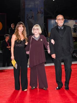 Venice, ITALY: Venice, 82nd Venice International Film Festival 2025 - evening 3 - red carpet of the film Eojjeol Suga Eopda (No Other Choice) - Pictured: Carmen Maura, Ahmed Boulane and Marta Etura Venice ITALY  - ZUMAp169 20250829_zea_p169_1390 Copyright: xAlbertoxTerenghix