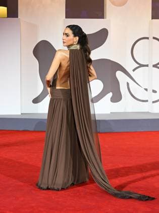 Venice, Italy: Venice, 82nd Venice International Film Festival 2025 - Night 3 - The Red Carpet for the Film Eojjeol Suga Eopda (No Other Choice). Pictured: Rocio Osorno Venice Italy  - ZUMAp169 20250829_zea_p169_1646 Copyright: xManuelexMangiarottix