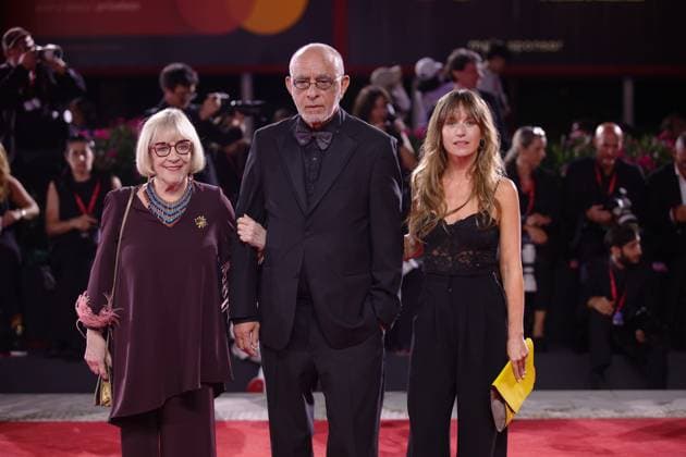 82nd Venice Film Festival - Eojjeol suga eopda (No Other Choice) VENICE, ITALY - AUGUST 29: Actors Carmen Maura, Ahmed Boulane and Marta Etura attend the red carpet of the film Eojjeol suga eopda (No Other Choice) at the 82nd Venice Film Festival in Venice, Italy on August 29th, 2025. Marco Barada Anadolu Venice Italy. Editorial use only. Please get in touch for any other usage.  Copyright: x2025xAnadoluxMarcoxBaradax