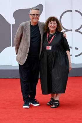 Venice, Italy: Venice, 82nd Venice International Film Festival 2025, - Evening 5 - Red Carpet film: Under the Clouds Pictured: Donatella Palermo, Paolo Del Brocco Venice Italy  - ZUMAp169 20250830_zea_p169_999 Copyright: xAlbertoxTerenghi PoolxxEvenx