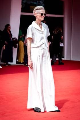 August 30, 2025, Venice, Italy: Tilda Swinton attends the Broken English red carpet during the 82nd Venice International Film Festival at the Palazzo del Cinema on the Lido di Venezia. Venice Italy - ZUMAs197 20250830_aaa_s197_044 Copyright: xLoredanaxSangiulianox