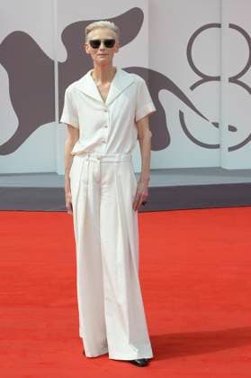 August 30, 2025, Venice Lido, Italy: Tilda Swinton attends the red carpet of movie Broken English at 82nd Venice Film Festival at Palazzo del cinema. Venice Lido Italy - ZUMAs197 20250830_aaa_s197_070 Copyright: xMarioxCartellix