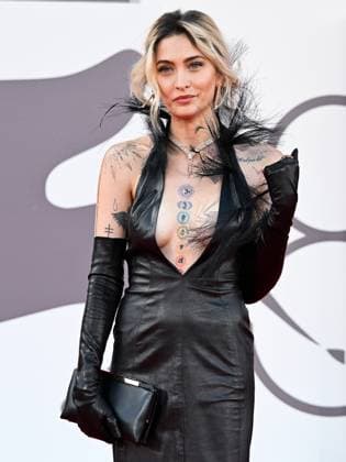Venice, ITALY: Venice, 82nd Venice International Film Festival 2025 - Evening 4 - Red Carpet of the film Frankenstein. Pictured: Paris Jackson Venice ITALY  - ZUMAp169 20250830_zea_p169_1085 Copyright: xManuelexMangiarottix
