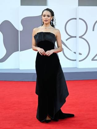 Venice, 82nd Venice International Film Festival 2025 - Evening 4 - Red carpet for the film Frankenstein. Pictured: Nathalie Emmanuel  Copyright: xManuelexMangiarottix xipa-agency.netx xPoolxPhotoxEventsx06x IPA_Agency_IPA63674230
