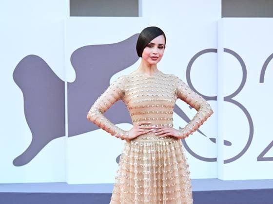 Venice, 82nd Venice International Film Festival 2025 - Evening 4 - Red Carpet for the film Frankenstein. Pictured: Sofia Carson  Copyright: xManuelexMangiarottix xipa-agency.netx xPoolxPhotoxEventsx06x IPA_Agency_IPA63675110