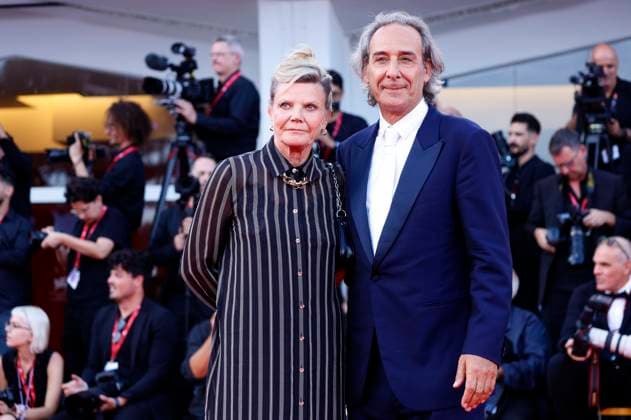Dominique Lemonnier and Alexandre Desplat at the premiere of the feature film Frankenstein at the Biennale di Venezia 2025 82 Venice International Film Festival at the Palazzo del Cinema Venice, 30 08 2025 Foto:xD.xBedrosianx xFuturexImagex frankenstein_5954