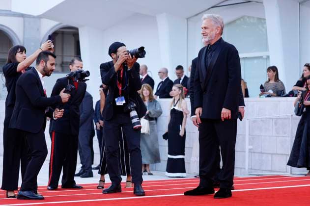 Christoph Waltz at the premiere of the feature film Frankenstein at the Biennale di Venezia 2025 82 Venice International Film Festival at the Palazzo del Cinema Venice, 30 08 2025 Foto:xD.xBedrosianx xFuturexImagex frankenstein_5957