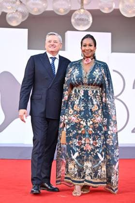 Frankenstein Red Carpet - The 82nd Venice International Film Festival Nicole Avant, Ted Sarandos during Frankenstein Red Carpet - The 82nd Venice International Film Festival, Venice, Italy 30 August 2025, Credit:Maria Laura Antonelli Avalon Italy, Venice  Copyright: xMariaxLauraxAntonellix xAvalonx 1032704398