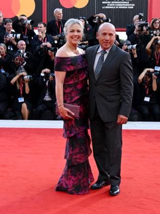 Venice, 82nd Venice International Film Festival 2025 - evening 4 - red carpet of the film Frankenstein Pictured: Sylvie Dale, Miles Dale  Copyright: xAlbertoxTerenghi PoolxPhotoxEventsx06x xipa-agency.netx xPoolxPhotoxEventsx06x IPA_Agency_IPA63683821