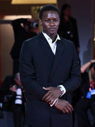 Venice, ITALY: Venice, 82nd Venice International Film Festival 2025 - Evening 4 - Red Carpet of the Film Un Prophete (A Prophet: The Series) - Pictured: Mamadou SidibÃ Venice ITALY  - ZUMAp169 20250830_zea_p169_1683 Copyright: xManuelexMangiarottix