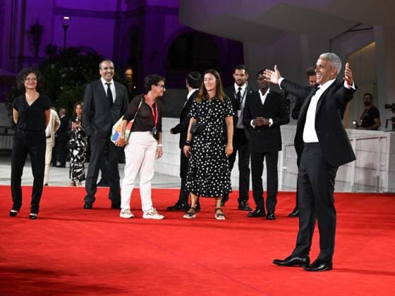Venice, Italy: Venice, 82nd Venice International Film Festival 2025 - Evening 4 - Red Carpet for the film A Prophet: The Series. Pictured: Sami Bouajila Venice Italy  - ZUMAp169 20250830_zea_p169_1617 Copyright: xSimonexComix