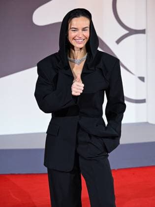 Venice, ITALY: Venice, 82nd Venice International Film Festival 2025 - Evening 4 - Red Carpet for the film The Valley of Smiles - Pictured: Kasia Smutniak Venice ITALY  - ZUMAp169 20250830_zea_p169_1919 Copyright: xManuelexMangiarottix
