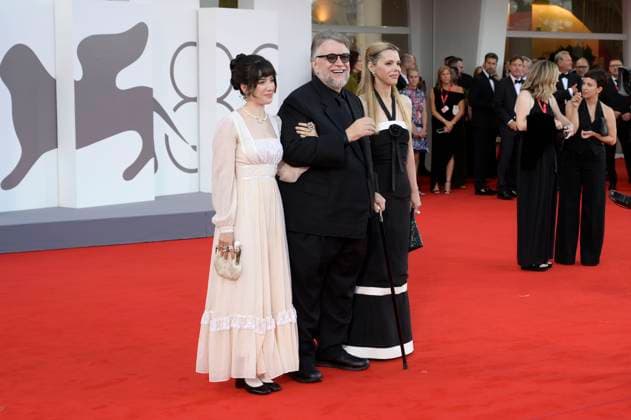 Guillermo del Toro with daughter Marisa del Toro and wife Kim Morgan at the premiere of the feature film Frankenstein at the Biennale di Venezia 2025 82 Venice International Film Festival at the Palazzo del Cinema Venice, 30 08 20 Foto:xA.xM.xTinghinox xFuturexImagex frankenstein_5782